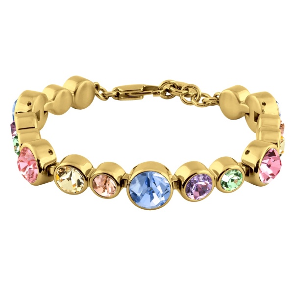 Dyrberg Kern Calice Gold Bracelet - Multi Pastel